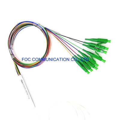FTTX 1 × 8 Fiber PLC Splitter 1650nm CATV مع موصل LC APC