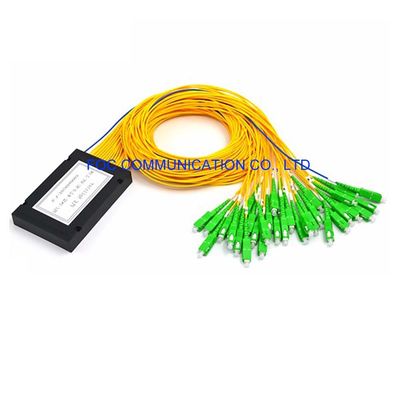 SC APC 1 × 32 FTTX وحدة تقسيم الألياف الضوئية ABS نوع منخفض PDL