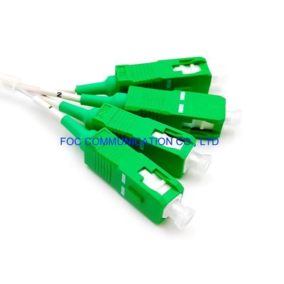 أنبوب صغير منخفض PDL 1 × 4 PLC الفاصل G.657A PVC SC APC موصلات