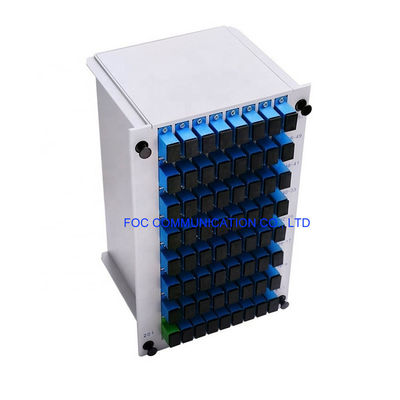1260nm CATV SC UPC Fiber PLC Splitter 1 × 64 Ftth Plc Splitter