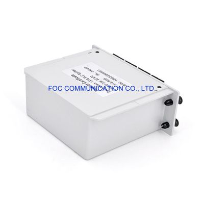 PON FTTX 1650nm Fiber PLC Splitter SC APC 1 × 16 فقدان إدخال منخفض
