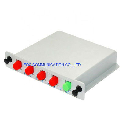 ISO 1 × 4 FC UPC Fiber PLC Splitter Cassette DWDM CWDM Fiber Splitter Box
