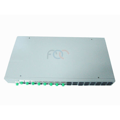 FC UPC 1x8 Rack Mount Plc Splitter لشبكة بصرية سلبية FTTH