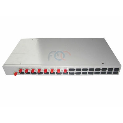 FC UPC 1x8 Rack Mount Plc Splitter لشبكة بصرية سلبية FTTH