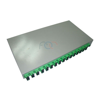 1650nm 1 × 32 PLC الألياف البصرية الفاصل رف جبل LSZH سترة