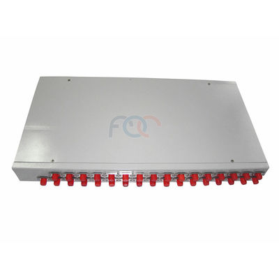 1650nm 1 × 32 PLC الألياف البصرية الفاصل رف جبل LSZH سترة