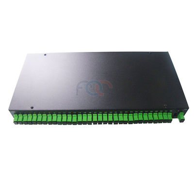 1650nm 1 × 32 PLC الألياف البصرية الفاصل رف جبل LSZH سترة