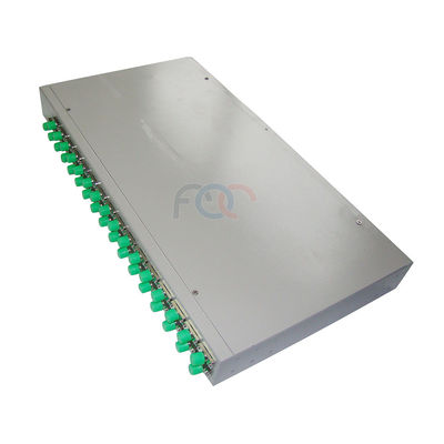 1650nm 1 × 32 PLC الألياف البصرية الفاصل رف جبل LSZH سترة