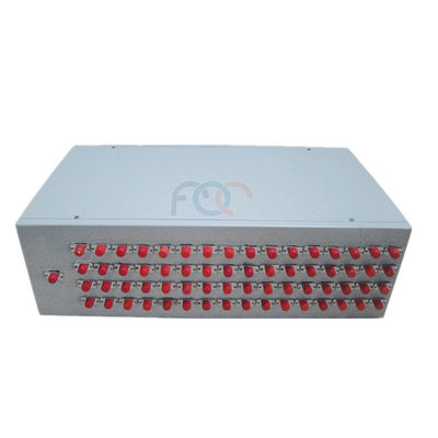 19 ″ 1U Fiber Plc Splitter Low PDL الفاصل البصري السلبي لشبكات PON