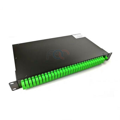 FTTC Fiber PLC Splitter 1-64F Rack Mount 1650nm FTTH PLC Splitter