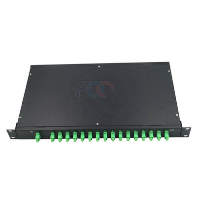 وحدة PDL 1260nm Rack Mount PLC Splitter 1 RU 19 &quot;1x16 SC APC