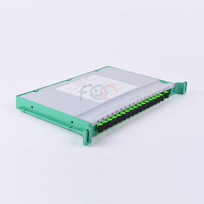 صينية الألياف PLC الفاصل 1x16 SC UPC Low PDL معبأة في ODF