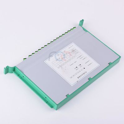 ODF 1x64 Fiber PLC Splitter Tray FTTB لخزانة التوصيل المتقاطعة