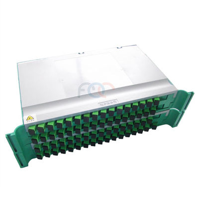 ODF 1x64 Fiber PLC Splitter Tray FTTB لخزانة التوصيل المتقاطعة