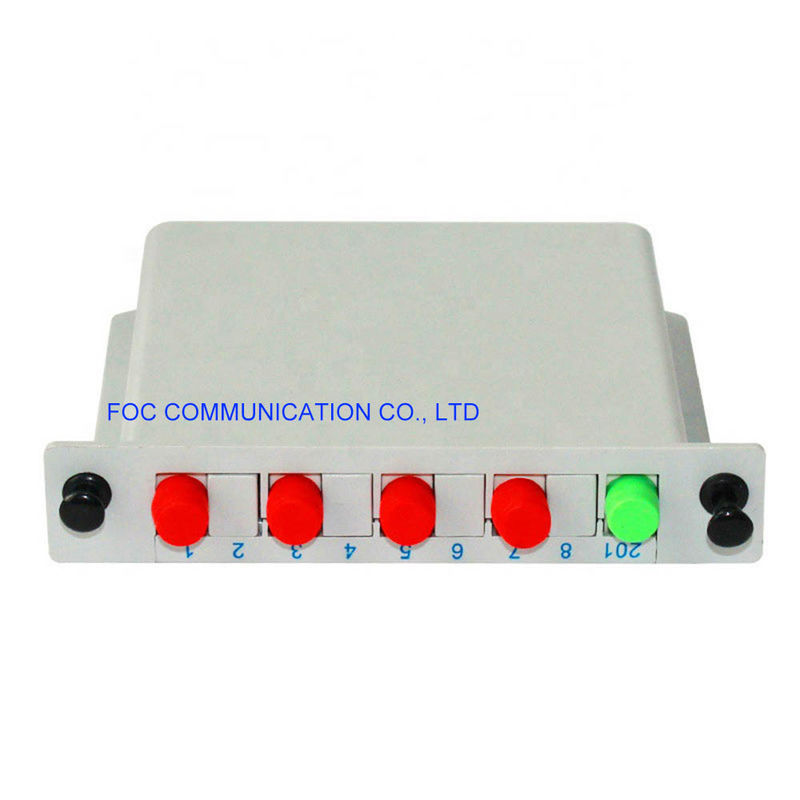 ISO 1 × 4 FC UPC Fiber PLC Splitter Cassette DWDM CWDM Fiber Splitter Box