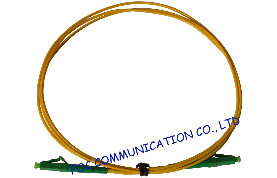 جيجابت إيثرنت وضع واحد من الألياف البصرية التصحيح الحبل LC / APC لنظم FTTH